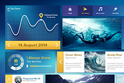 Ui Kit Ocean Blue, an UI Kit Template by Sunbzy (Thumbnail 2 of 3)