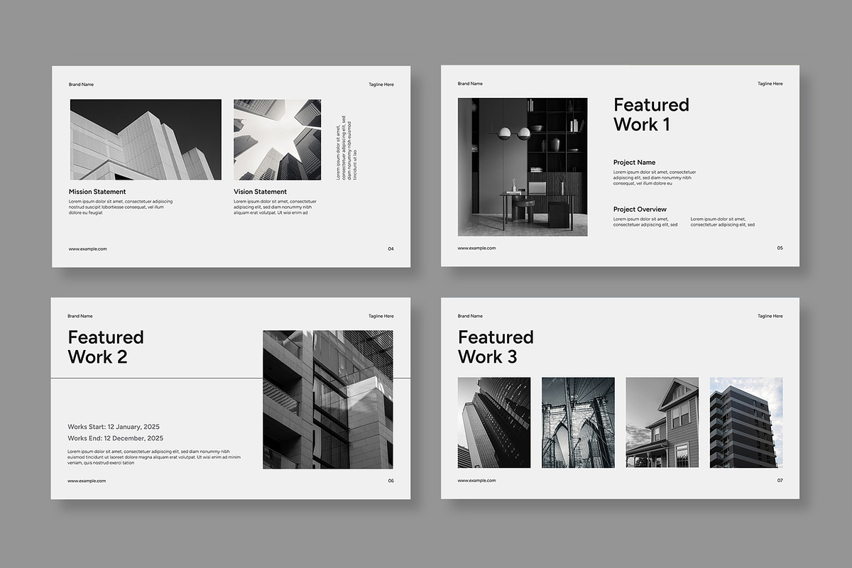 Minimal Portfolio Presentation, a Presentation Template by MightyDesign (Photo 3 of 9)