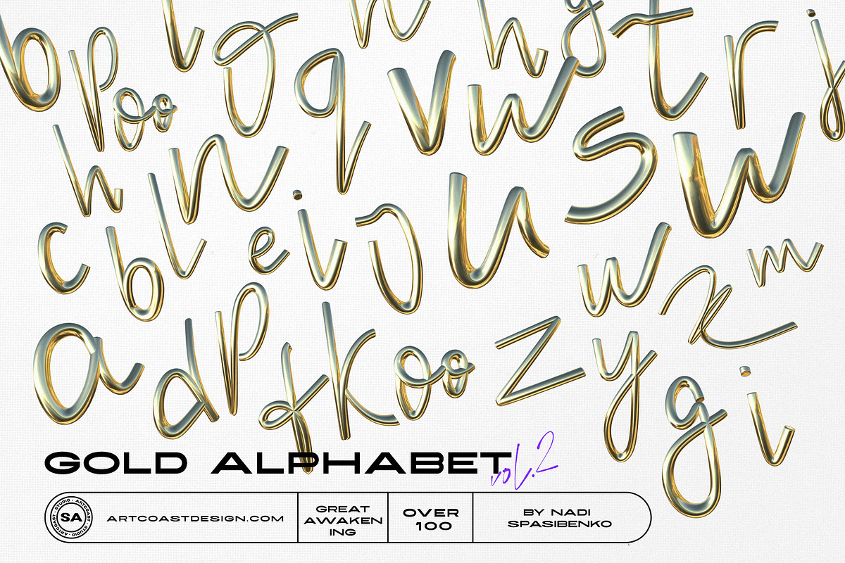 AWAKENING 3D Objects & Poster, a Wallpaper Graphic by nadispasibenko (Photo 7 of 16)