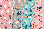 Roller Skates Illustrations, a Pattern Graphic by Blue Lela Design (Thumbnail 4 of 6)