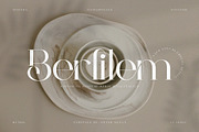 Berfilem - Editorial Display Serif, a Serif Font by Cruzine (Thumbnail 1 of 8)