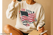 She Loves Jesus and America Too SVG, a Graphic by mh_arif (Thumbnail 4 of 4)