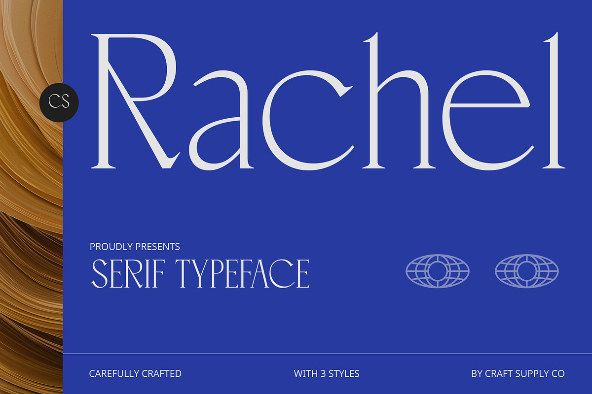 CS Rachel – Elegant Font, a Serif Font by Craft Supply Co. (Photo 1 of 8)