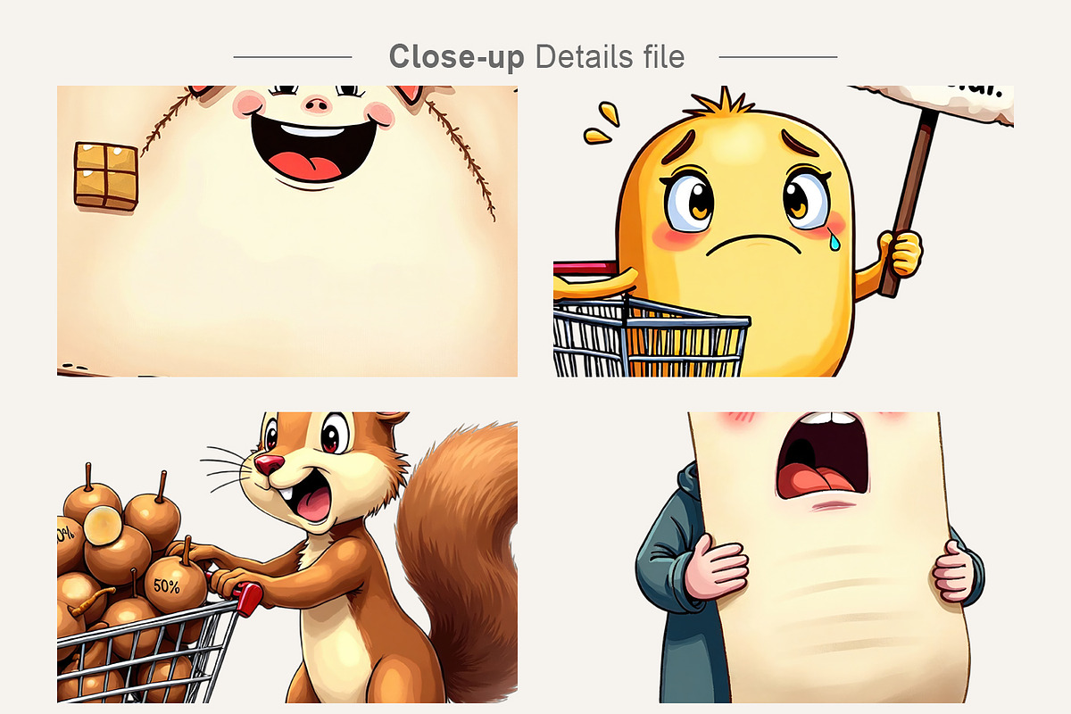 Sarcastic Cyber Monday Clipart 2, an Illustration by Artnoy (Photo 4 of 8)