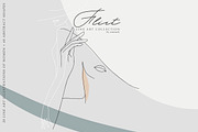 Flirt. Line Art Female Body, a Person Illustration by AnMark (Thumbnail 1 of 10)