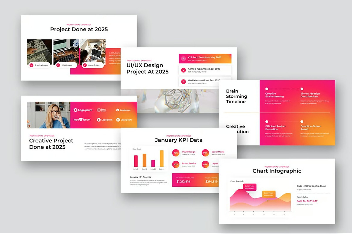 CV & Resume Keynote Templates, a Presentation Template by Fit-tee (Photo 10 of 10)