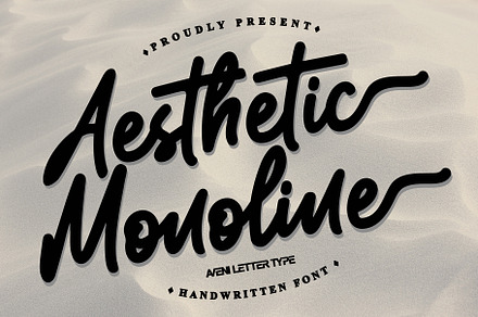 Aesthetic Monoline | Handwritten, a Handwritten Font by Aveni Letter Type