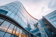 Modern building with glass design, a Photo by Beautiful things (Thumbnail 1 of 2)