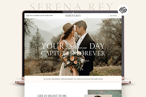 Squarespace 7.1 Template Serena Rey