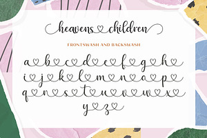 Heavens Children Font Duo