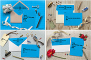 Romantic Props & 5x7 Card Set MockUp, a Product Mockup by JSquarePresents (Thumbnail 4 of 6)