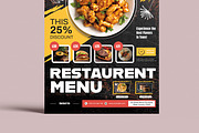 Food Menu Poster Template, a Flyer Template by MightyDesign (Thumbnail 5 of 8)