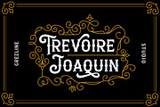 Trevoire Joaquin - Vintage Font, a Serif Font by Grezline Studio (Thumbnail 1 of 8)