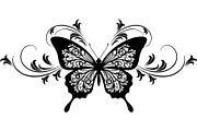 Butterfly Silhouette Bundle, a Decorative Illustration by Designer_Momina (Thumbnail 7 of 20)