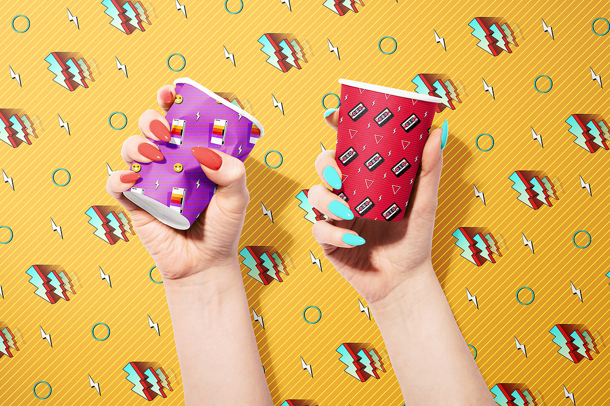 The 90's branding patterns, a Pattern Graphic by Polar Vectors (Photo 18 of 21)