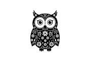 Cute Owl Silhouette Bundle, an Illustration by yasushie (Thumbnail 5 of 31)