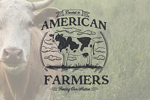 Farmhouse Vintage Badges And Logos