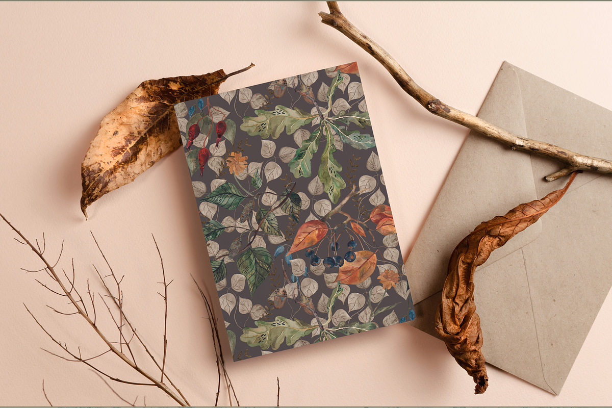 AUTUMN LEAVES, a Pattern Graphic by PASHKOVA (Photo 12 of 15)