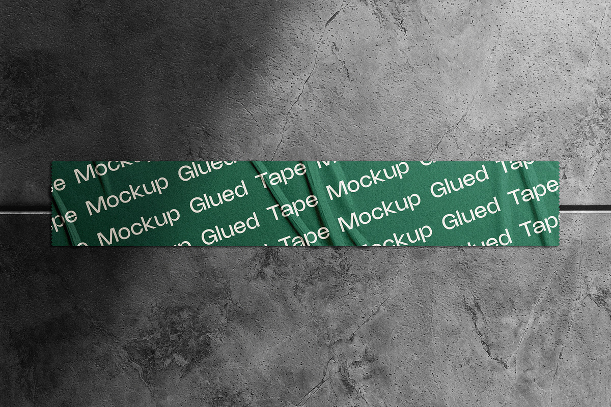 Glued Tape Mockup, a Product Mockup by sagesmask.com (Photo 1 of 4)