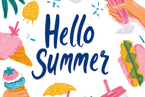 Summer fun and treats await!, a Background Photo by Beautiful things