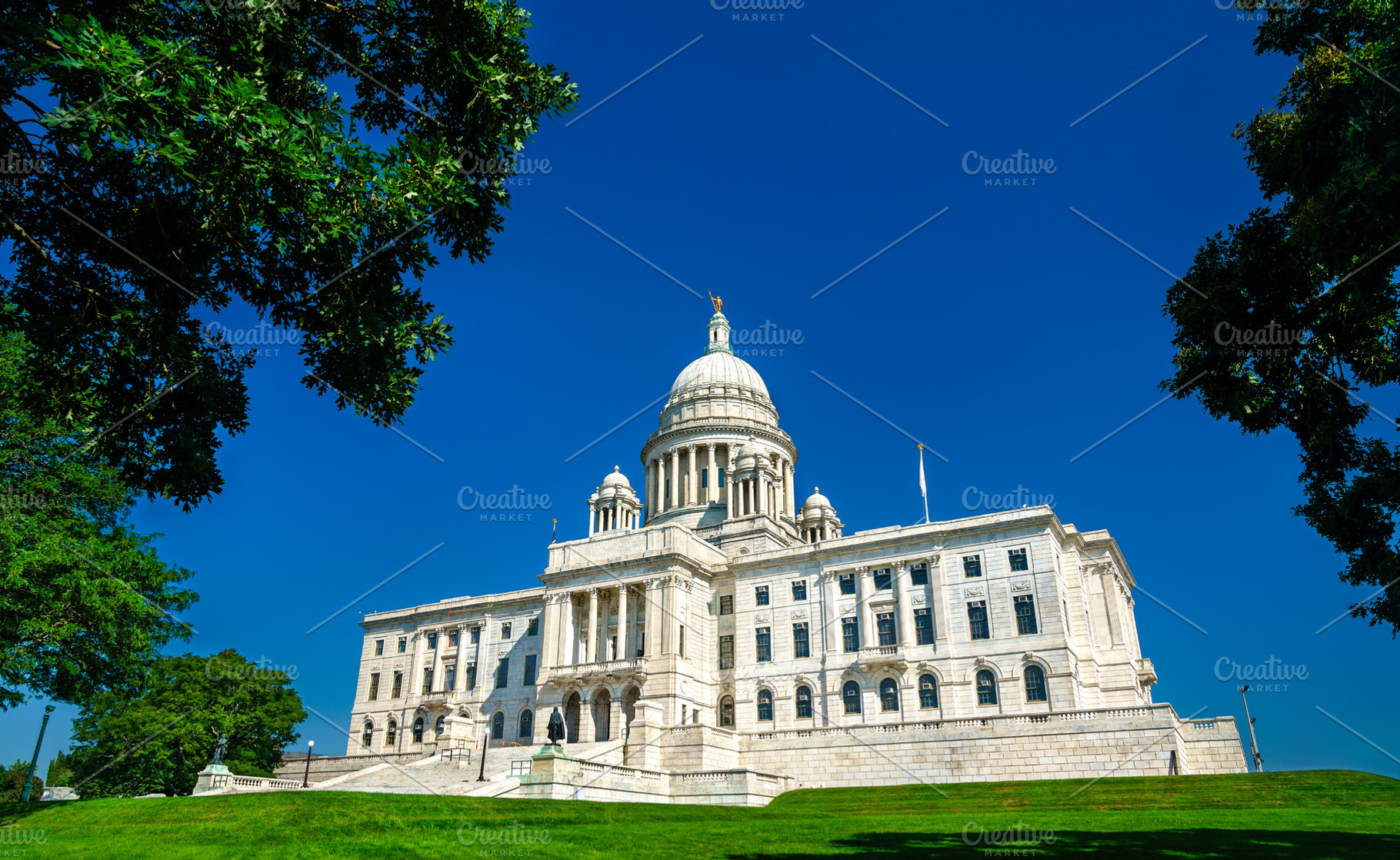 Rhode Island State House in Providence, United States, an Architecture Photo by Leonid Andronov