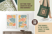 BloomBlocks. 200 Wall Art Posters, a Graphic by Cosmic Store (Thumbnail 2 of 12)