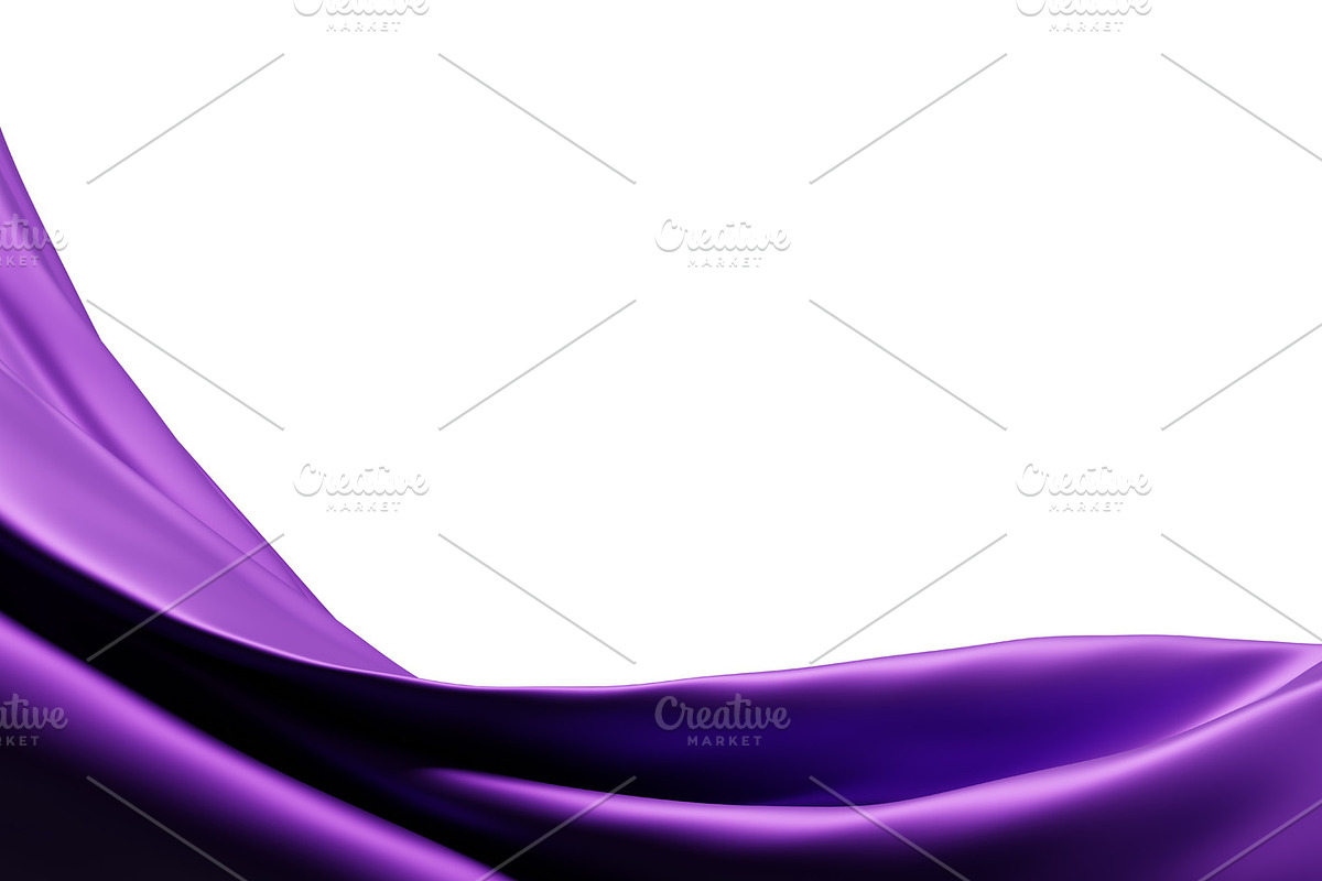 Luxury violet fabric, an Illustration by ArtBackground