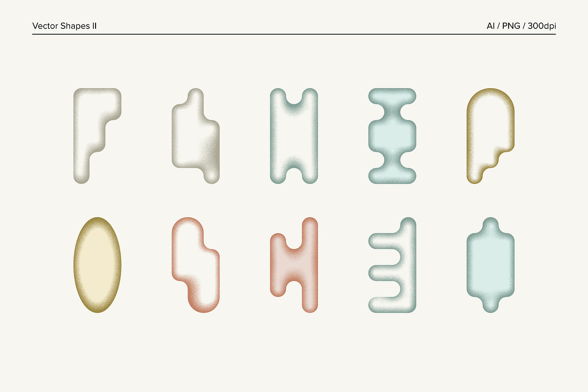 Soft Edges - Abstract Forms, an Object Graphic by Paulina Sara Design (Photo 7 of 16)
