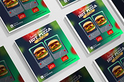 Burger food social media post design, a Social Media Template by mdmijanur0187 (Thumbnail 2 of 3)
