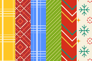 6 Seamless Pattern Collection, a Pattern Graphic by Signatoro