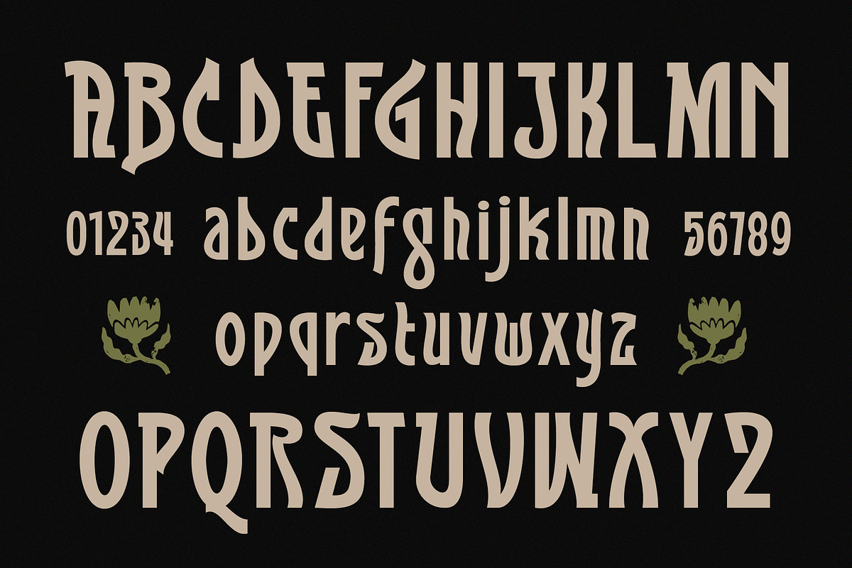 SFC Flosra - Folkcraft Display, a Slab Serif Font by Saera Type (Photo 3 of 12)