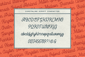 Constaline - Monoline Script & Sans