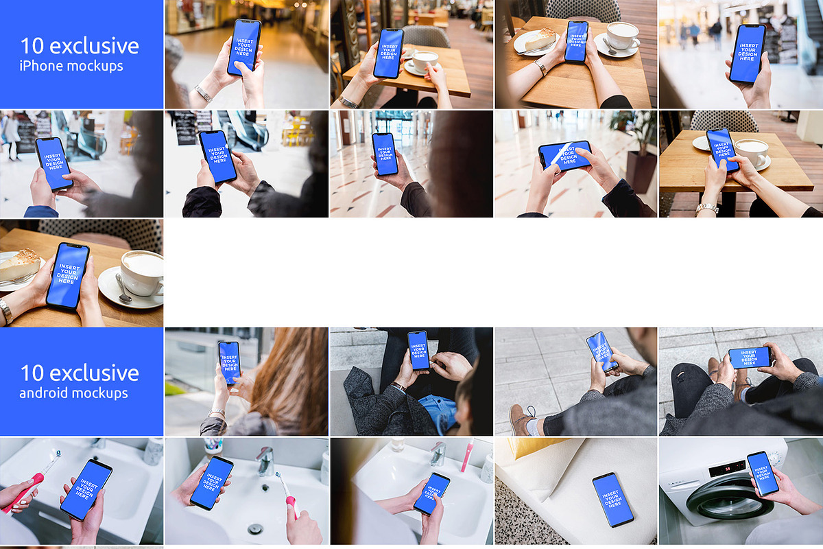 Mockups bundle Elephant - 120 Mocks, an iPhone Mockup by StartMockups.com (Photo 3 of 5)