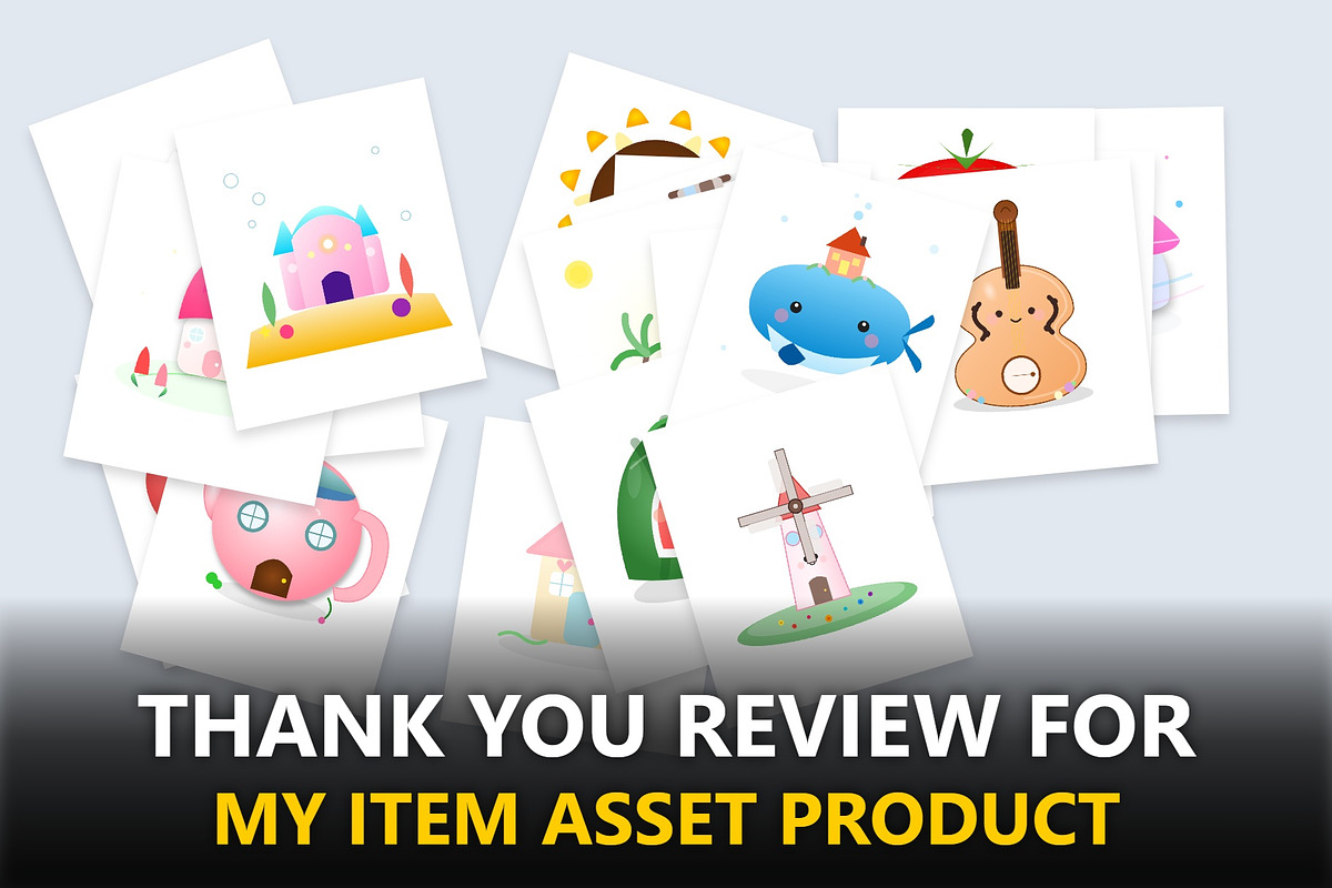 100 Asset Cute House Kawaii, a Decorative Illustration by Eka Design (Photo 5 of 5)