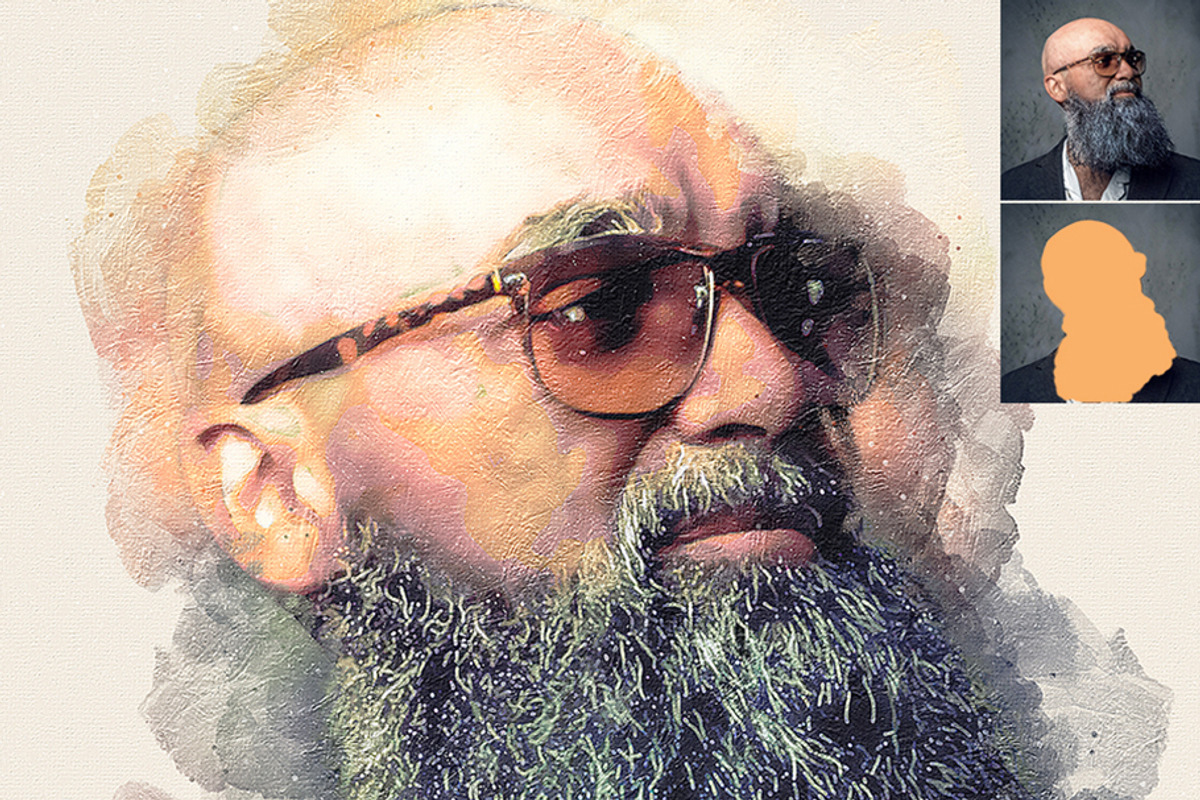 Oil Painter Photoshop Action, an Action Add-On by AB-TheDesigner (Photo 2 of 5)