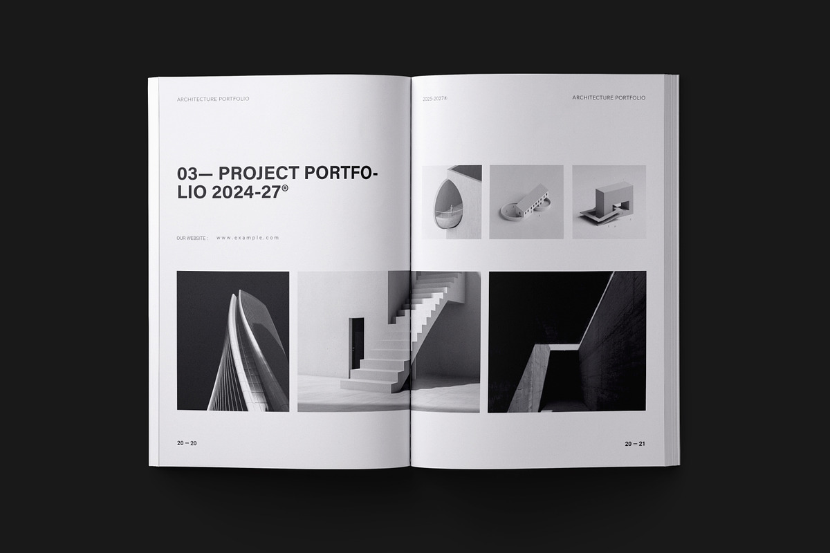Architecture Portfolio Template, a Brochure Template by ElvinPrint (Photo 10 of 13)