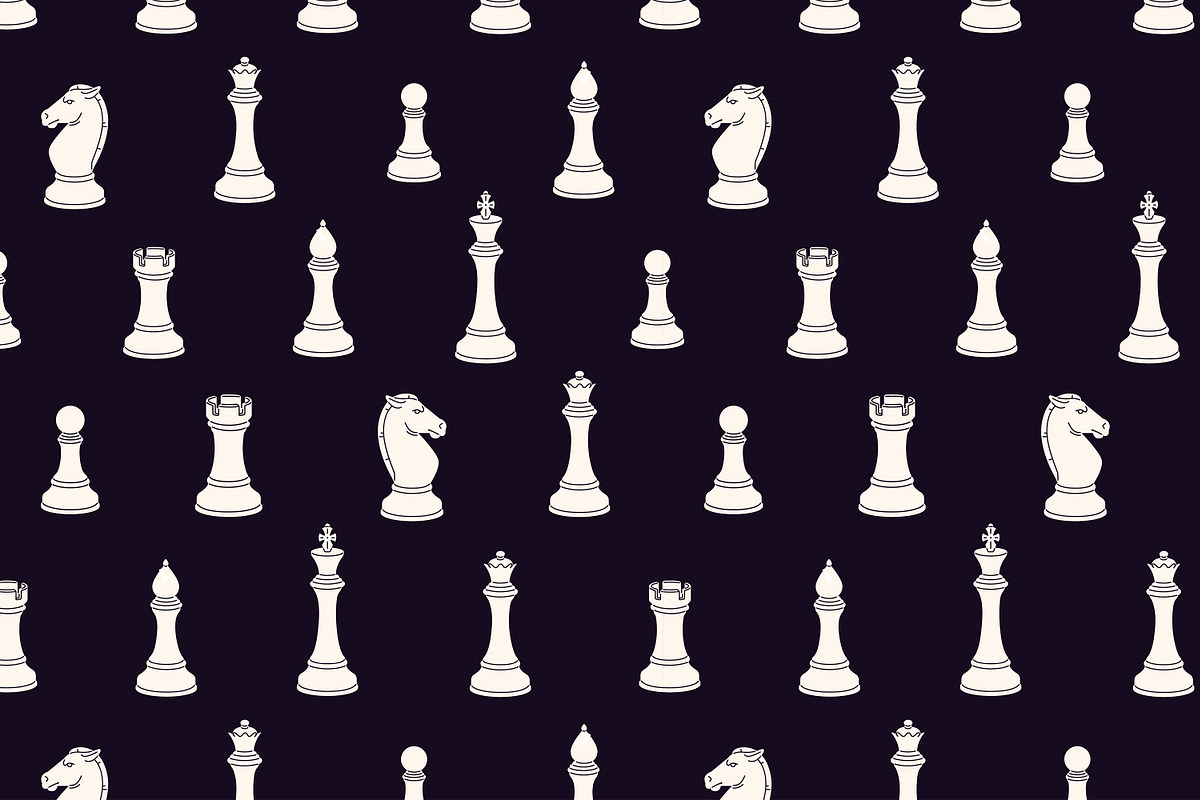 Chess pieces set + backgrounds, an Object Illustration by PaperTrident (Photo 7 of 9)