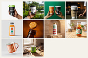 Coffee Cup & Bottle Mockup Bundle, a Cups & Container Mockup by dpi (Thumbnail 12 of 12)