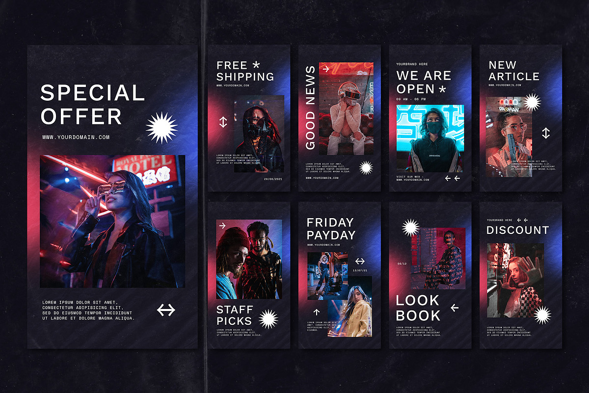 Radiant - Instagram Templates, a Social Media Template by Rakyu (Photo 4 of 7)