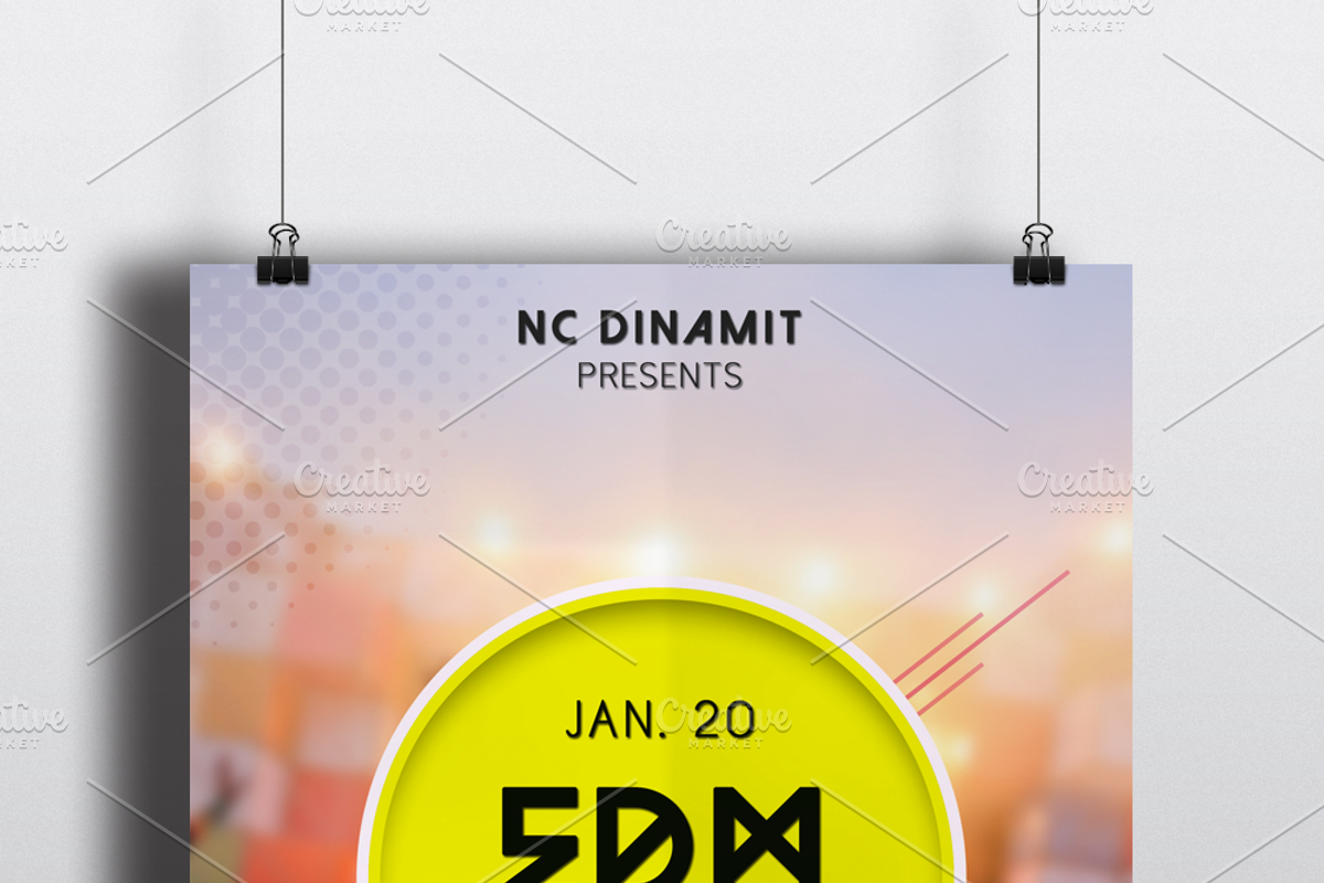 EDM Party Flyer, a Flyer Template by Malaxay (Photo 2 of 2)