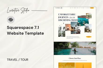 Travel Squarespace Website Template