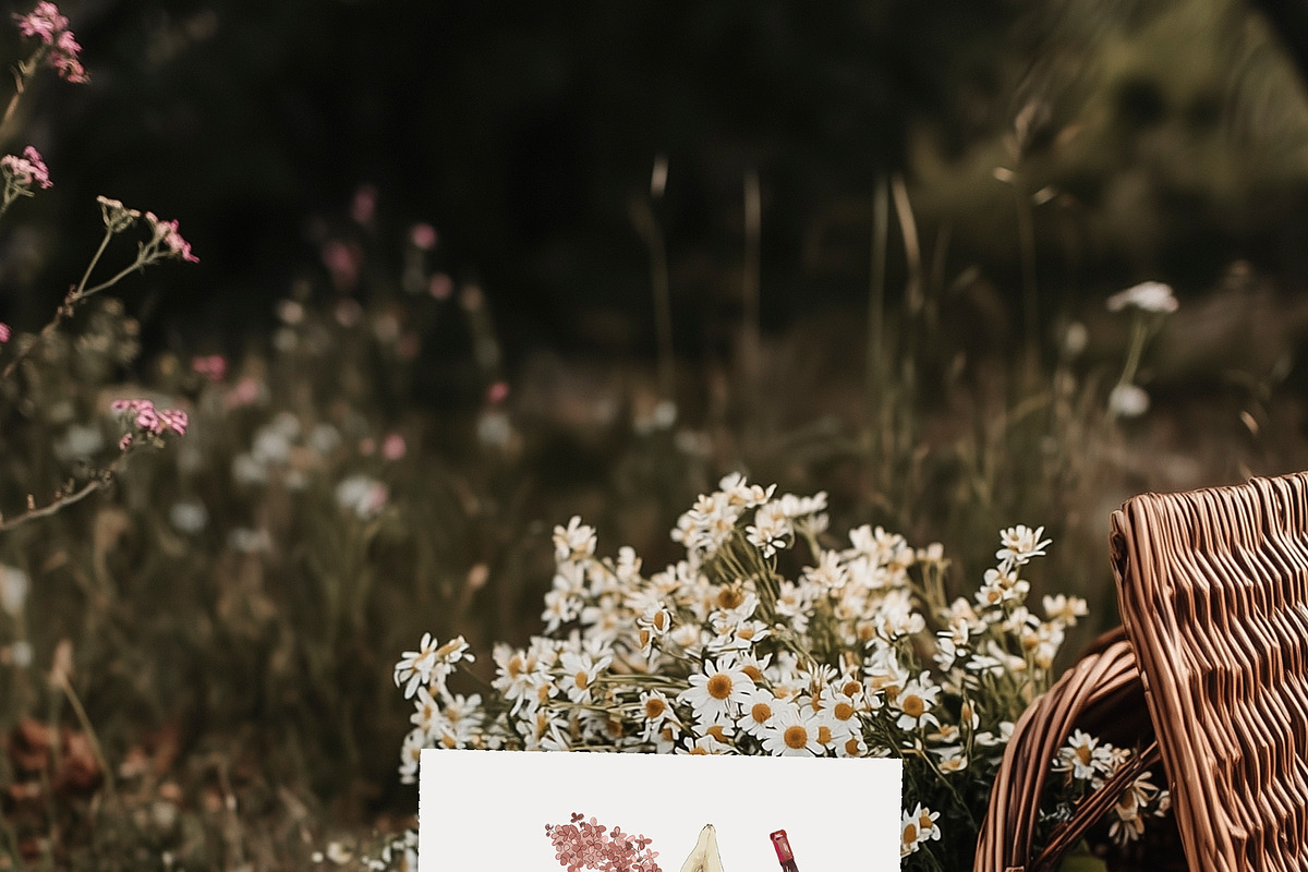 Cottagecore Clipart, Frames, Prints, a Decorative Illustration by whiteheartdesign (Photo 27 of 34)