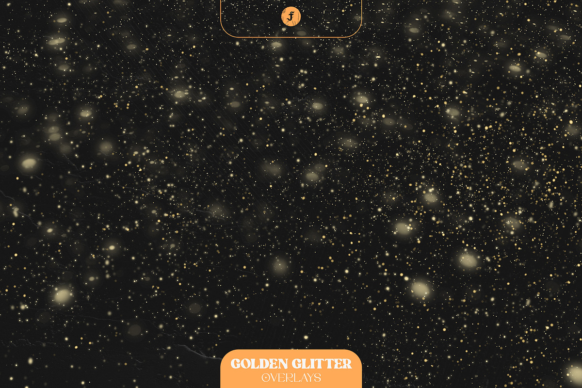 Golden Glitter Overlays, a Texture Graphic by Freezerondigital (Photo 16 of 16)