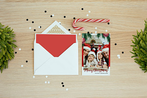 Christmas Postcard Template 5x7 V8