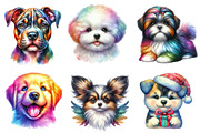 Colorful Baby Dog Face Sublimation, an Illustration by CreationArt (Thumbnail 4 of 5)