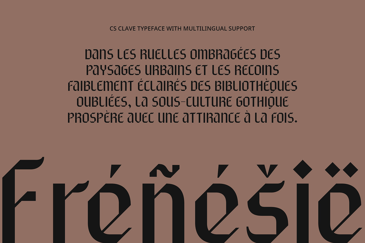 CS Clave – Gothic Font, a Sans Serif Font by Craft Supply Co. (Photo 4 of 8)