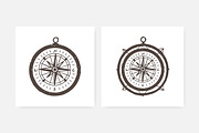 Compass with a wind rose, an Illustration by Good Studio (Thumbnail 2 of 3)