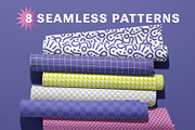 Geometric Seamless Patterns, a Pattern Graphic by Playground (Thumbnail 1 of 5)