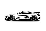 Sports Car Vector Bundle, an Illustration by Designs_River (Thumbnail 7 of 9)