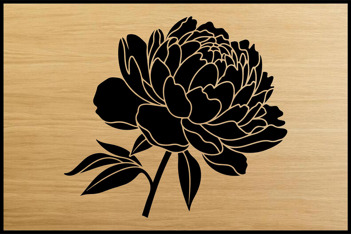 Floral Silhouette Puzzle Bundle, an Object Illustration by Artivon (Photo 7 of 8)